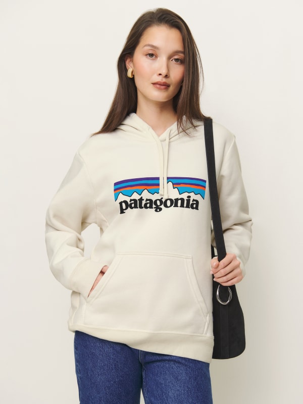 Patagonia P-6 Logo Uprisal Hoody - Birch White